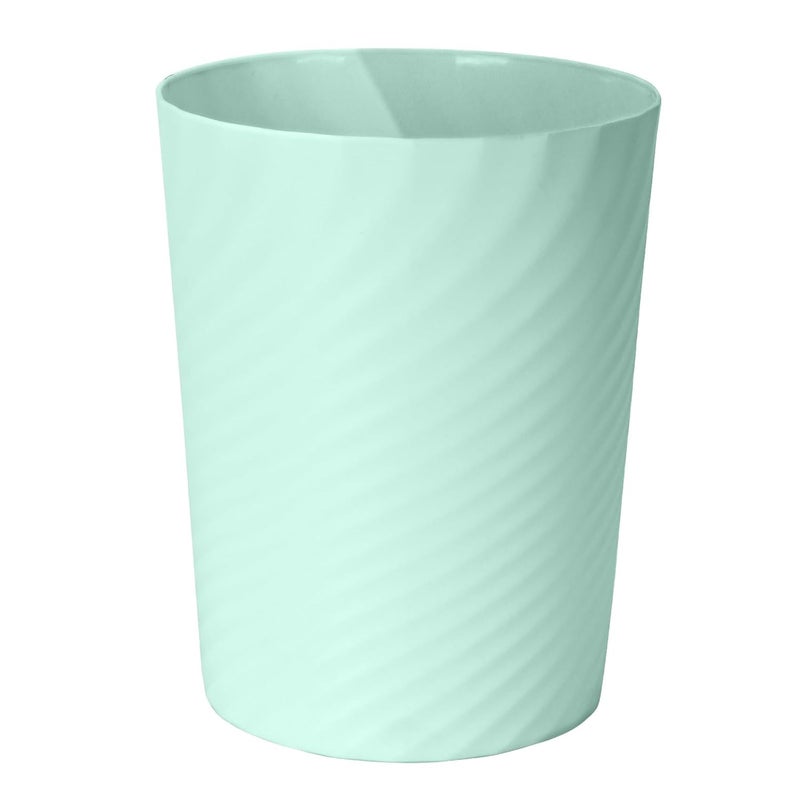 VKPLITE Small Plastic Trash Can - 1.8 Gallon - Light Green - Wastebasket Garbage Can Container - Image 1